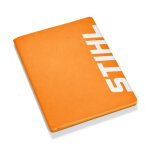Carnet orange 165  220 mm stihl 0421 - 600 - 0054 orange