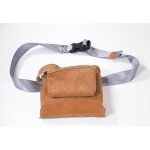 Ceinture porte - outils en cr�ute de cuir rouille sassi 00860