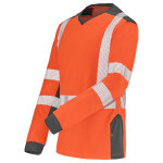 T - shirt manches longues fluo safe xp hv orange / bleu marine t0 / xs cepovett 22 - 9t85 - 404 - 0 / ...