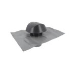 Chapeau de ventilation d100 anthracite avec collerette d'�tanch�it� nicoll vve10a