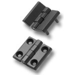 Charni�re 40 x 40 mm noir avec goujon m5 pinet 8571098