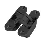 Charnire invisible medium en zamak dimensions 111x29mm finition noire mate - argenta ? 70000228