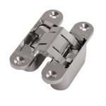 Charnire invisible small en zamak dimension 95x23mm finition chrom mat - argenta ? 70000001