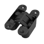 Charnire invisible small en zamak dimension 95x23mm finition noir mat - argenta ? 70000226