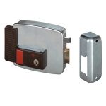 Electro - serrure double entr�e � cl� axe 60 mm poussant cylindre 50 mm droite cisa 11931 61 3