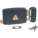 Serrure monopoint en applique horizontale  tirage 40 mm droite cisa 501210 - 01 - 1a