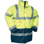Parka de signalisation teiho jaune fluo / bleu marine t2xl codupal teihoxxl jaune fluo