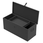 Coffre de chantier 850 x 350 x 350 mm avec plateau soripro sori cr850b