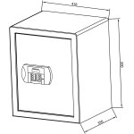 Coffre - fort lectronique cfe4 60l - heracles - i - cfe4