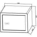 Coffre fort mcanique cfm2 21 litres - heracles - i - cfm2