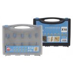 Coffret de 10 m�ches � rainer droites def. 428. 10 de 6 � 25 mm leman 428. 700. 10