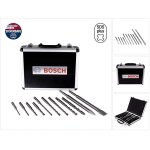 Coffret de 11 forets et burins sds plus - 3 pour marteaux burineurs - bosch - 2608579916