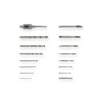 Coffret de 15 tarauds machine gun hanger 155897