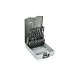 Coffret de 19 forets en acier hss lamin�s 1 � 10 mm hanger 155090