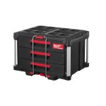 Coffret 3 tiroirs packout milwaukee 4932472130 noir