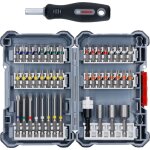 Coffret 44 embouts extra hard + tournevis manuel - bosch - 2607017692