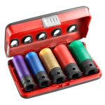 Coffret de 5 douilles  choc renforc 1 / 2'' - facom - nsi. 5lpb