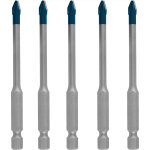 Coffret de 5 forets pour tuiles hardceramic hex - 9 5mm - bosch expert - 2608900598