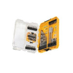Coffret 55 pices toughcase embouts et forets pour bois et mtal - dewalt - dt70757 - qz