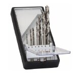 Coffret de 7 m�ches � bois h�licoidales 1 / 4'' bosch 2607019923
