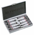 Coffret de 8 tournevis micro - tech torx - facom - aex. j2