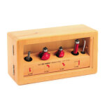 Coffret en bois de 4 fraises dfonceuses 02255 - freud - f03fr02255