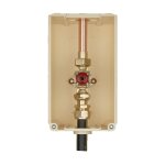 Coffret de coupure gaz cuivre avec robinet poussoir banides - 701546