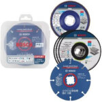 Coffret de disques expert x - lock pour coupe et pon�age 125 mm 5 pi�ces bosch 2608619374