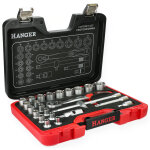 Coffret de douilles 1 / 2'' 25 pices - hanger - 251003