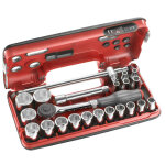 Coffret  douilles 1 / 2'' 6 pans mtriques 22 pices - facom - s. 360dbox4pb