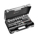 Coffret douilles 1 / 2'' 6 pans mtriques - 30 pices 8  34mm - facom - s. 161 - 5p6