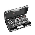 Coffret  douilles 1 / 2'' 6 pans mm 26 pices facom s. 161 - 4p6pb