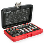 Coffret de douilles 1 / 4'' 40 pi�ces hanger 251002