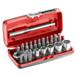 Coffret douilles 1 / 4'' 6 pans métriques et embouts 23 pièces - facom - r1picopb Coffret douilles 1 / 4'' 6 pans métriques et embouts 23 pièces - facom - r1picopb