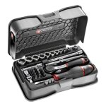 Coffret douilles 1 / 4'' 6 pans mtriques et embouts 31 pices - facom - r. 161 - 5p6