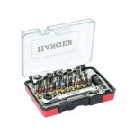Coffret de douilles 1 / 4'' + embouts de vissage 27 pices - hanger - 250015