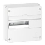 Coffret en saillie resi9 blanc 1 range de 13 modules 63 a schneider electric r9h13401