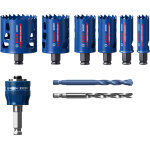 Coffret scies - trépans tough material 9 pièces de diamètre 22 / 25 / 35 / 40 / 51 / 68mm - bosch expert ... Coffret scies - trépans tough material 9 pièces de diamètre 22 / 25 / 35 / 40 / 51 / 68mm - bosch expert ...