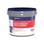 Colle � carrelage pour pi�ces humides seau de 25 kg bostik 30112314 blanc