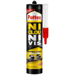 Colle de contact ni clous ni vis cartouche 380 g pattex 1952385 blanc