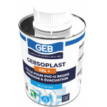 Colle gebsoplast gel plus pour raccord en pvc rigide pvc 500ml - geb - 504749