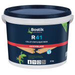 Colle vinylique r41 prise rapide seau de 5 kg bostik 30604646 blanc