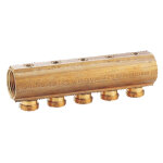 Collecteur 5 s r585 1 m16 avec robinet d?arrt - giacomini - r585y045