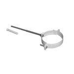 Collier galvanis blanc  cheville d100 - ubbink - 308410