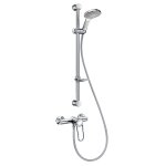 Colonne de douche delabie avec mitigeur securitherm ep monocommande - 2739epkit