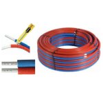 Tube multicouche thermo soud 16 x 2 mm rouge - bleu comisa 87. 80. 330