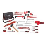 Composition plombier sac + 24 outils - hanger