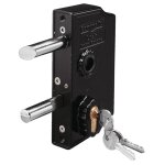 Comunello fratelli serrure pour portillon battant � p�nes ronds 60 mm comunello 73 - 60