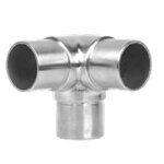 Connection en t 90� pour tube 42, 4 mm inox 304 eurofer 17. 050b. 04s