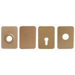 Contreplaque pour verrou cavith izis bronze or iseo 97014828sa